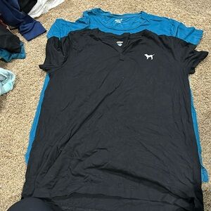 2 size large pink T-shirts. Lightly used.